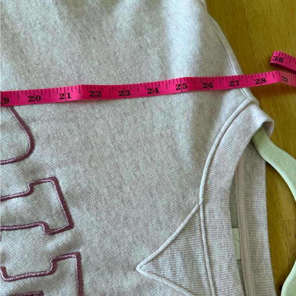 PINK Victoria's Secret Campus Fleece Oversized Crew Sweatshirt - Picture 8 of 8